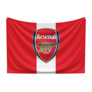 Manufacturer, Exporter, Importer, Supplier, Wholesaler, Retailer, Trader of Arsenal Football Club Flag in New Delhi, Delhi, India.