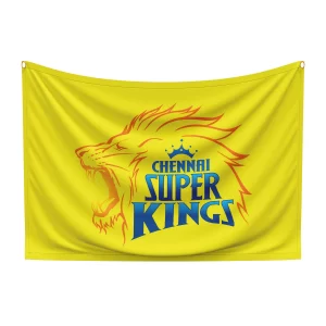 Manufacturer, Exporter, Importer, Supplier, Wholesaler, Retailer, Trader of Chennai Super Kings Flag in New Delhi, Delhi, India.