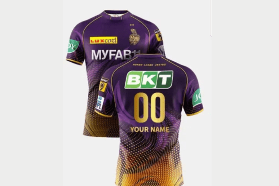 Manufacturer, Exporter, Importer, Supplier, Wholesaler, Retailer, Trader of Kolkata Knight Riders IPL Cricket Jersey in New Delhi, Delhi, India.